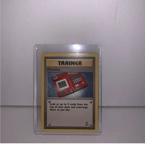 VERY RARE 1995, 96,98 POKEMON POKEDEX TRAINER CARD 87/102
BASE SET NEVER PLAYED